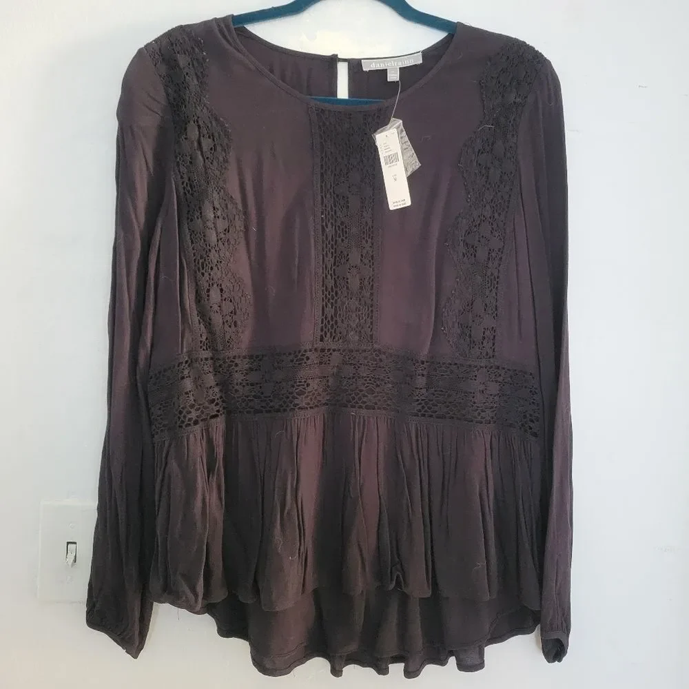 NWT Anthropologie Wynonna Lace Blouse | M